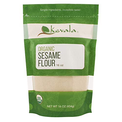 Kevala Organic Sesame Flour 16 Oz - Non-Gmo, Gluten-Free #TOP8