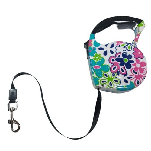 Guia Para Cães Retrátil Até 5 Metros Passeio Seguro C/Trava