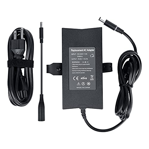 130W AC Adapter Charger for Dell XPS M1210 M1330 M140 M1530 M1710 14 L401X 15 L501X 15 L502x 17 L701X 17 L702X 17 M170 LA130PM121 Laptop Power Supply Cord