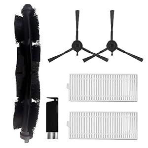 Roller Brush Side Brush Filter Parts, Robot Vacuum Cleaner Replacement Parts for für 360 S8 S8 Plus Vacuum Cleaner Robot Accessories Kit Main Side Brush Filter-A