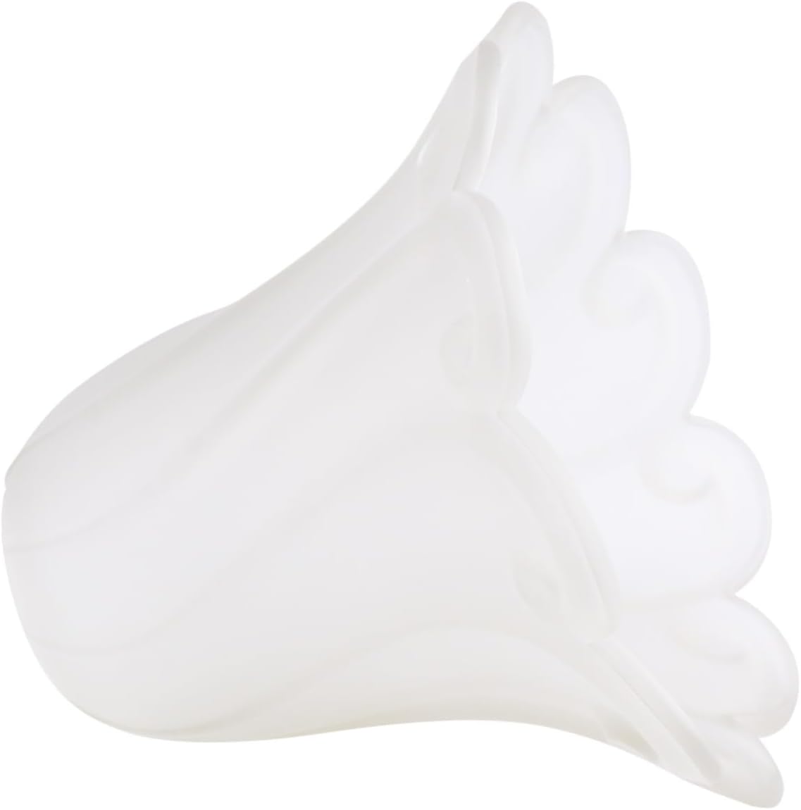 Replaceable Glass Ceiling Lamp Shade Floral Shape Wall Light Cover for Bedroom Elegant Glass Design for Warm Ambiance and Easy Installation