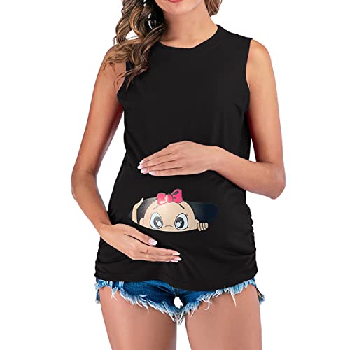 Disfraz Embarazada Halloween Camiseta Maternidad Estampado