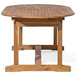 Patioco Gartenset Maui Akazienholz 8-Sitzer Hellbraun