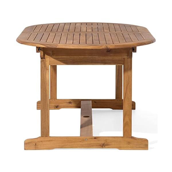 Patioco Gartenset Maui Akazienholz 8-Sitzer Hellbraun