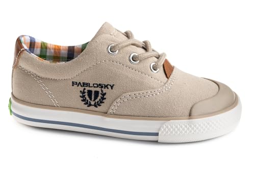 Pablosky Lona 980830, Zapatillas, Beige, 37 EU Ancho