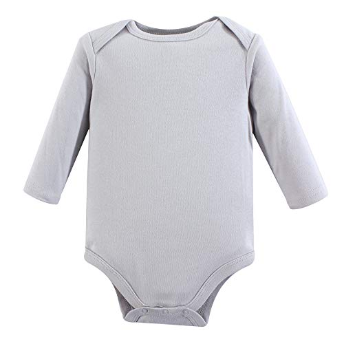 Image of Luvable Friends Baby Unisex Long Sleeve Bodysuits, 5-Pack