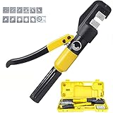 【Mango ergonómico】Con esta poderosa herramienta de engarzado, puede engarzar fácilmente los cables y conectores de extremo a extremo. Su cómodo mango ergonómico proporciona un agarre suave y firme sin resbalar.