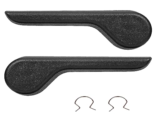Lcyolada Seat Recliner Handle Lever Front Left+Right Side for 2007-2013 Chevy Chevrolet Avalanche Silverado Suburban, GMC Sierra Pickup Truck SUV,Replaces 15232598 15232594