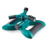 Lawn Sprinkler Garden Sprinkler - 2023 Updated, Automatic 360 Rotating Adjustable Large Area, Yard S