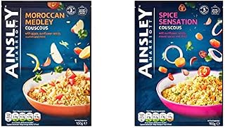 Ainsley Harriott Moroccan Medley Couscous, 100 g, Pack of 12 & Spice Sensation Couscous, 100 g, Pack of 12