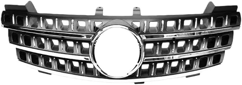 Front Hood Upper Grill For Benz For ML W164 ML300 320 350 400 500 2005 2006 2007 2008 Car Front Bumper Grilles Hood body kits Grills Accessories