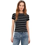 Madewell Women's Smocked Short Sleeve Tee