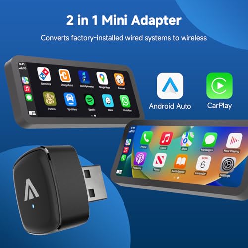 ANYFAR D7 Mini 2-in-1 Wireless CarPlay & Android Auto Adapter Alloy Shell by ANYFAR - Used condition - Image 2