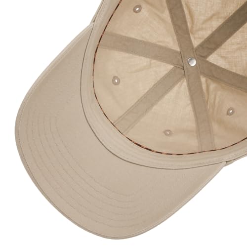 Stetson Ducor Sun Guard Fullcap Herren Baseballcap aus Bio-Baumwolle nachhaltig Frühjahr Sommer Cap mit Sonnenschutz UV 40 Stonewashed-Look Outdoorcap beige XL (60-61 cm)