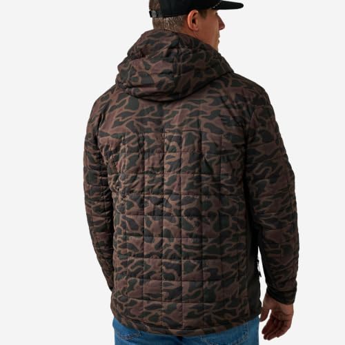 Image of Burlebo Men's Puffer Jacket - Lightweight Quilted Winter Coat with Zipper Pockets