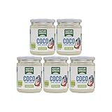 NATURGREEN Aceite de Coco Bio, Virgen Extra, Ideal para Cocinar, Hidrata Piel y Cabello, Ingredientes Naturales, Apto para Veganos, 430 ml/ 400 Gramos (5 unidades)