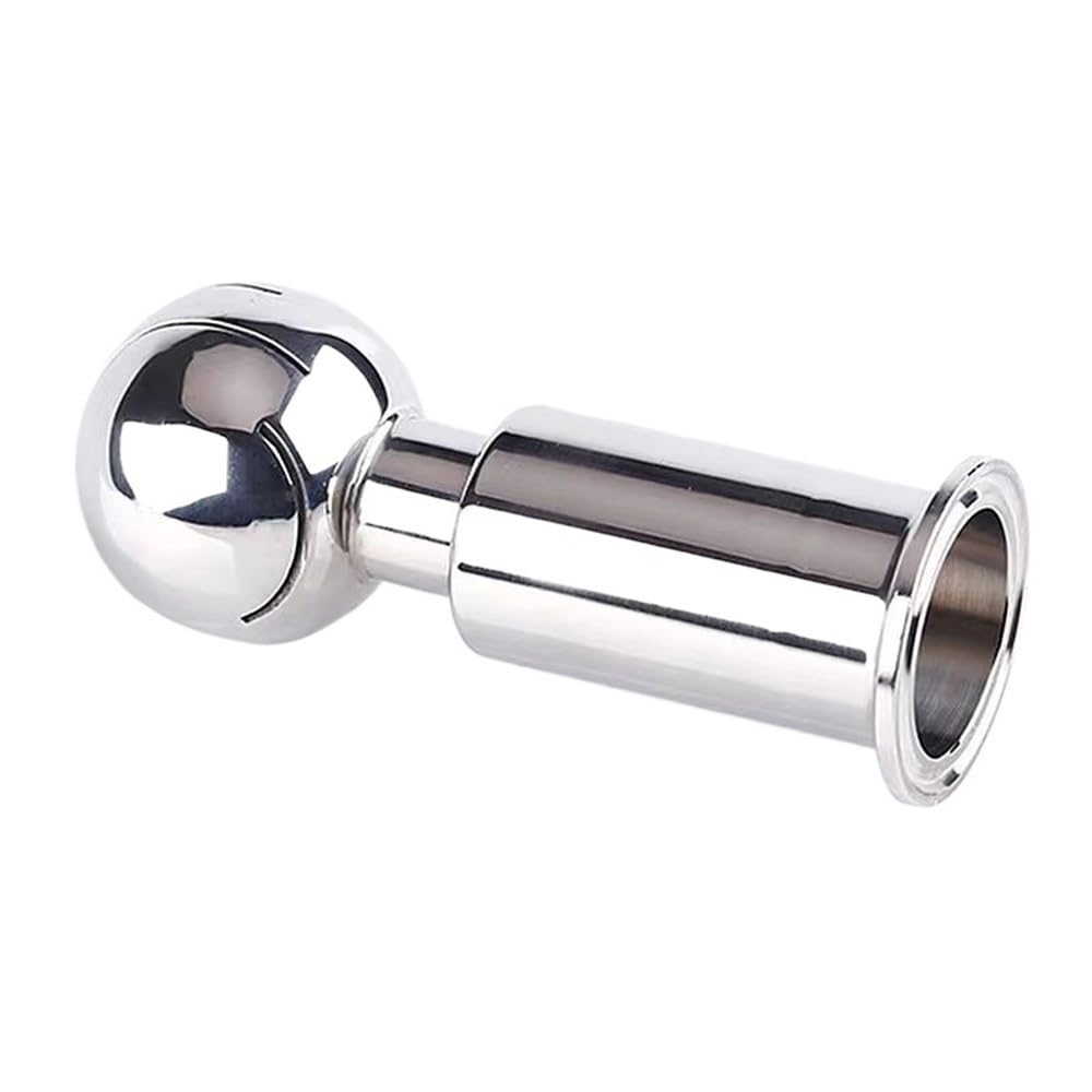 Stainless Rotary Cleaning BSP SS304 Stainless Rotary Spray Ball, Sanitary Female Thread 360 Degree Coverage Wash Fittin 1pc(38x50.5mm)