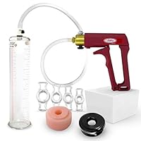 Algopix Similar Product 11 - LeLuv Maxi Red Penis Pump for Men