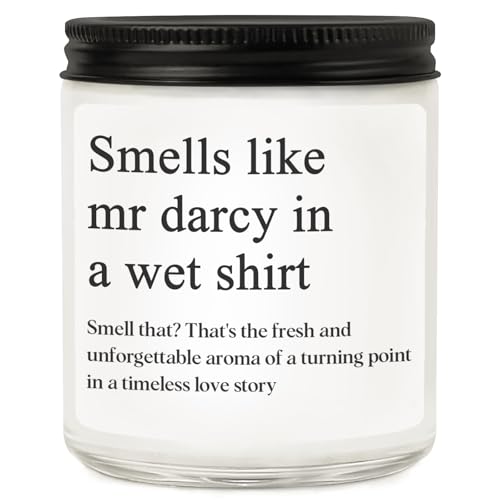 Mr Darcy Lavender Candle &ndash; Book Lover Gift