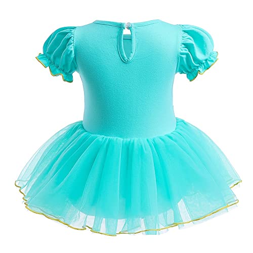 Fmyfwy Baby Girls Jasmine Princess Aladdin Costume Halloween Christmas Birthday Romper Tutu Dress W/Headband 3-6M #TOP2