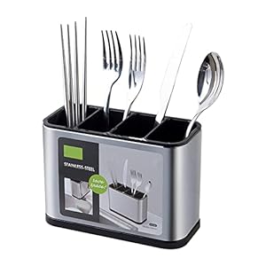 Kitchen Utensil Holder Bacchette In Acciaio Inox Organizer Drain Posate di Stoccaggio Bucket Utensili da cucina Strumento di cottura