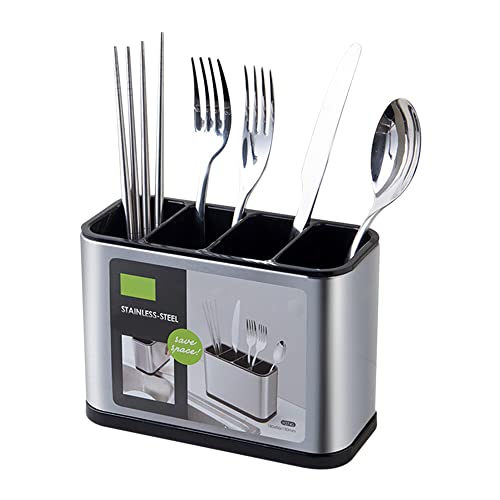 Kitchen Utensil Holder Bacchette In Acciaio Inox Organizer Drain Posate di Stoccaggio Bucket Utensili da cucina Strumento di cottura