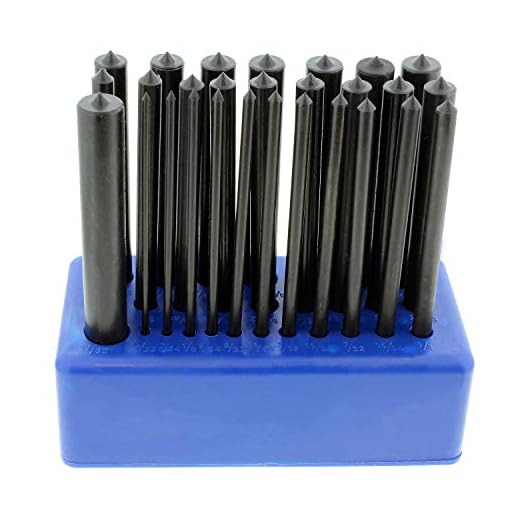 ABN Hole Transfer Punch Set for Steel, Wood, Etc – SAE Transfer Set – 28 Piece Transfer Punch Set 3/32 to 17/32in