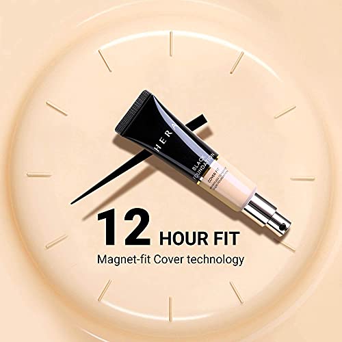 Hera Black Foundation Matte Makeup, Longwear And Oil-Free, Jennie Picked Lightweight Cover Fit Liquid Concealer Foundation (1.18 Fl Oz, 21N1) #TOP2