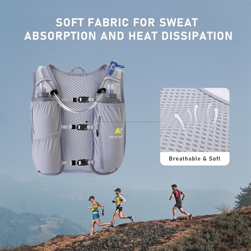 N NEVO RHINO Running Hydration Vest for Women 1.5L Water Bladder Backpack 5L Small -Lightweight Breathable Hydration Vest for Hiking Trail Running Cycling Marathon for Women by N NEVO RHINO - Used condition - Image 4