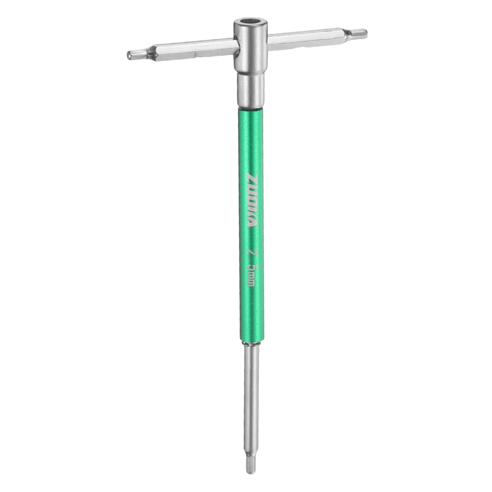 sourcing map Sliding T-Handle Hex Key Wrench 2.5mm Metric 3-Way Free Sliding Handle Spinner Sleeves CR-V Steel Hex Wrench for DIY Home Repair