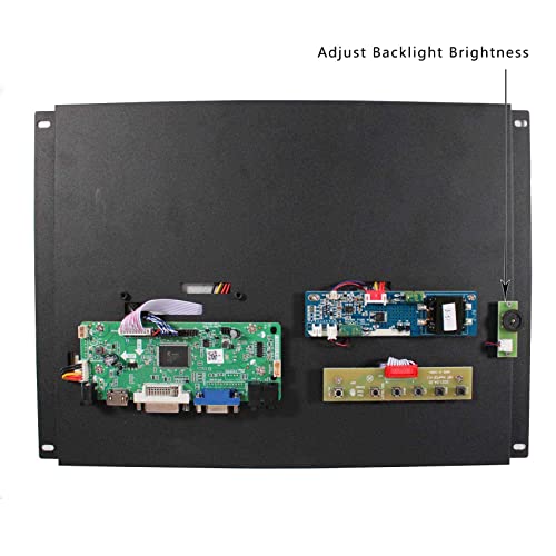 Image of VSDISPLAY 15'' 1024X768 G150XGE-1000 High Brightness 1000 Nits LCD Screen | Support DVI VGA Video Input,for DIY Outdoor /Industrial Extra Display