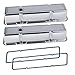 1960-86 Small Block Fits Chevy Tall Valve Covers & Gaskets Ball Milled