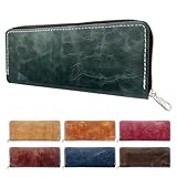 牛ヌメ革 本革 ラウンド型 ペンケース 薄型 コンパクト スリム 筆箱 ペン入れ 筆入れ シンプル ステーショナリー ヌメ革 レザー ジェントルマン グリーン