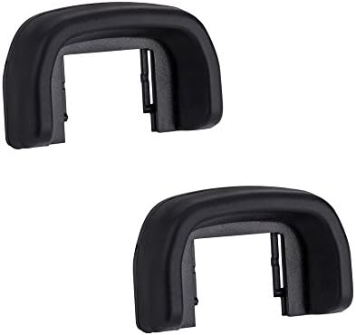 JJC Soft Silicone Eyecup Eyepiece for Sony Alpha A9, A9II, A7, A7II, A7III, A7R, A7RII, A7RIII, A7RIV, A7S, A7SII, A58, A99II Replaces Sony FDA-EP18 (2pcs Per Package)
