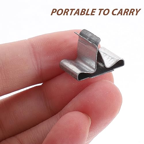 100 pcs Mechas con base metálica para velas miniatura 3