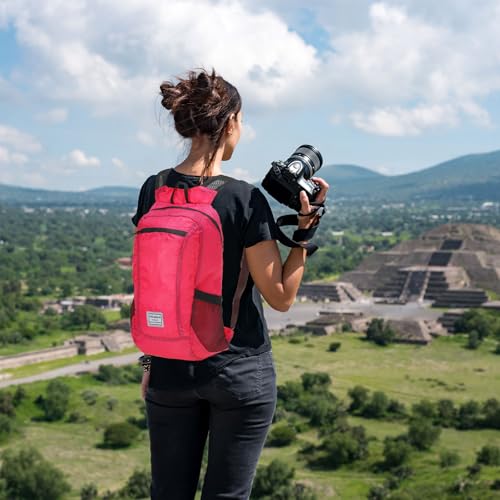 Mochila de senderismo ligera y plegable 15L-20L miniatura 5