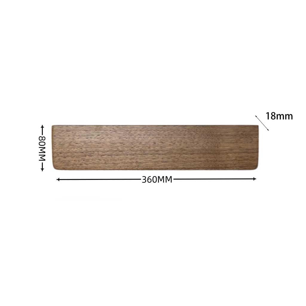 Handgelenkauflage aus Holz, Tastaturablage, Massivholz, Handgelenkauflage, Handgelenkauflage, geeignet für Büro, Laptop, Computer und Gaming, komfortables Tippen am Handgelenk (36 cm)