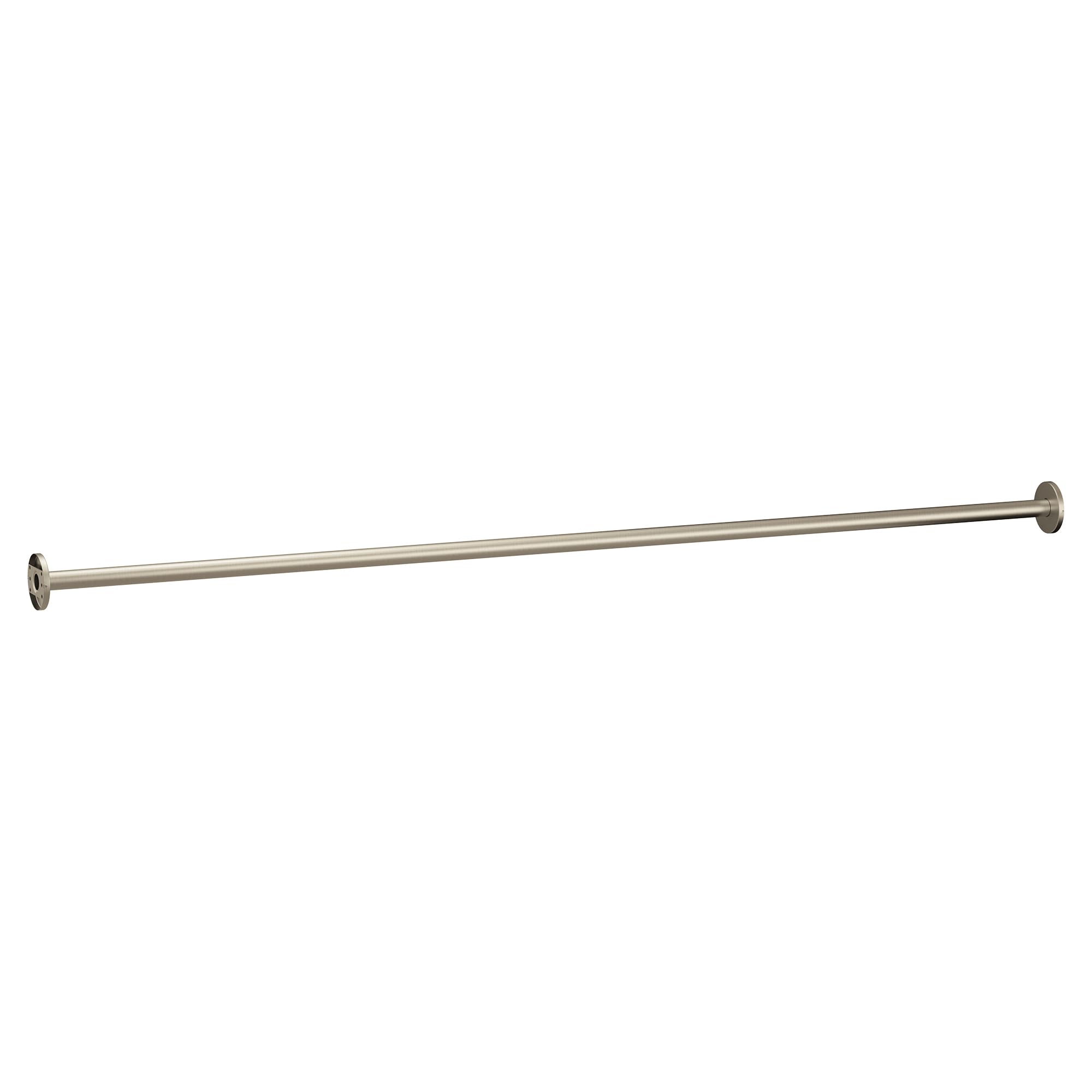 Moen Brushed Nickel 60" Straight Fixed Shower Rod, SF2143BN