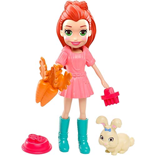 Polly Pocket! Sort Boneca com Bichinho Mattel