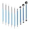Multifunctioneel Multi-tools keramiek klei sculptuur polymeer tool set beginners Diy Craft Sculpting Aardewerk Modellering Carving Smoothing Kit voor kleiaardewerk, doe-het-zelf (Color : 9pcs tools)