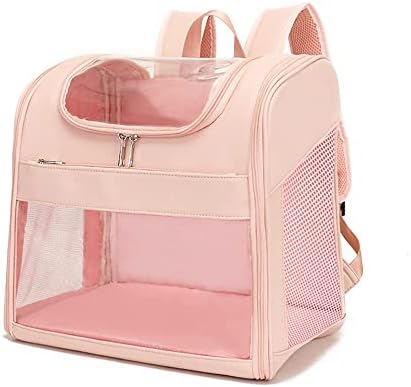 Lilliella Pet Fashion Backpack, Fashion Pet Backpack, PU Material, High Visibility, Ventilated Design, Foldable Purse for Cats and Dogs, pet Carrier Backpack for Small Dogs