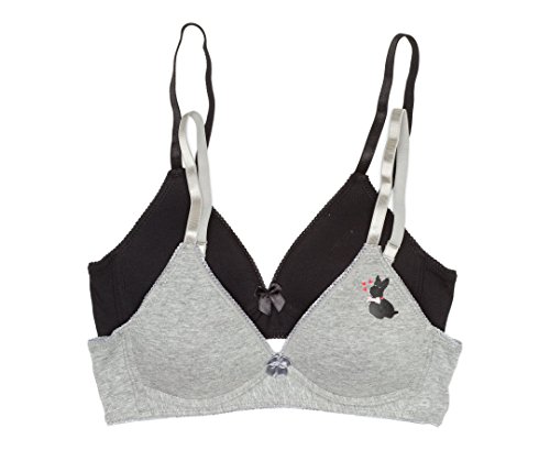 Trimfit Girls' Lightly Lined Wirefree Cotton Bra (Pack of 2) - Main Image