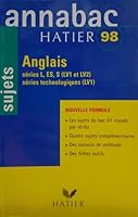 Anglais Séries L, ES, S (LV1 et LV2) séries technologiques : Sujets 2007 2218720000 Book Cover