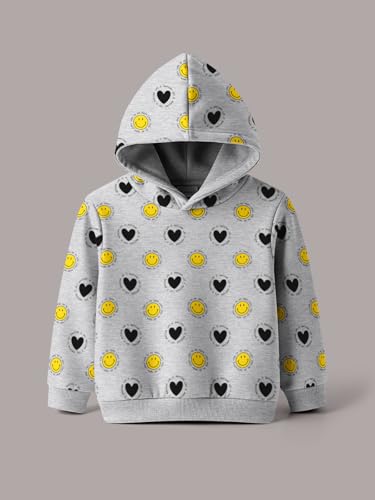 Image of HELLCAT Trendy Co-ords With Hoodie Sweatshirt and Trackpant Clothing Set for Girls.