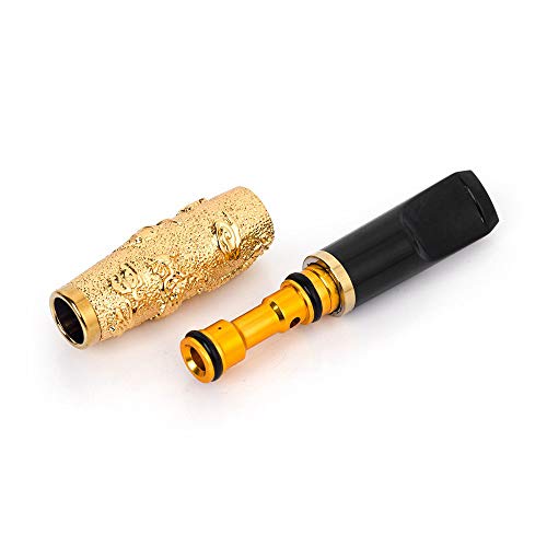 Gold Plated Embossed Chinese Dragon Clean-Type Filtering Cigarette Holder Smoke Tobacco Filter #TOP6