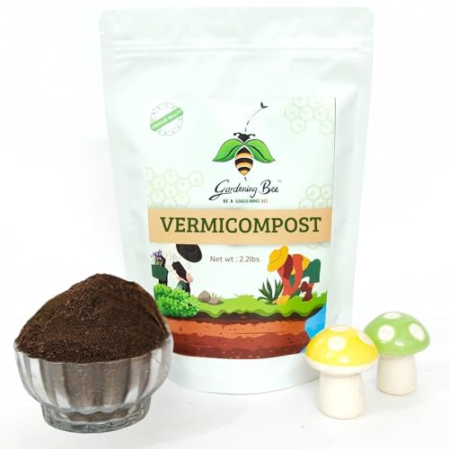 Image of Vermicompost (5 KG) - Kechuwa Khaad, Cow Dung Based & Nutri Rich, 100% Organic and Natural, Manure for Plants, Home Garden Plant, Terrace & Balcony Gardens - 5KG
