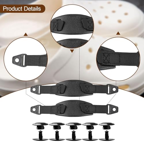 Hole Shoes Back Strap Removable EVA Shoe Ankle Belt for Clogs Slippers Slide Men 1 Pair with 5 Buckles4