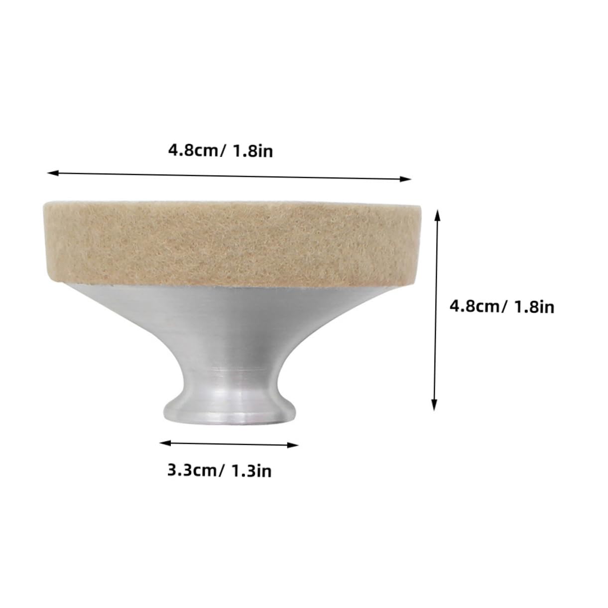 HANABASS Soprano Saxophone Mute Dampener Noise Reduction Accessory for Soprano Sax Easy to Install Sound Control for Saxophone Enthusiasts