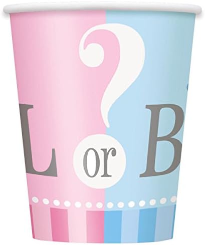 Unique Party 47400 - Hanging Gender Reveal Baby Shower Decorations, Pack of 3