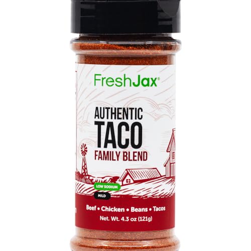 Authentic Taco Family Blend, FreshJax Tex-Mex Seasoning for Burrito Nacho